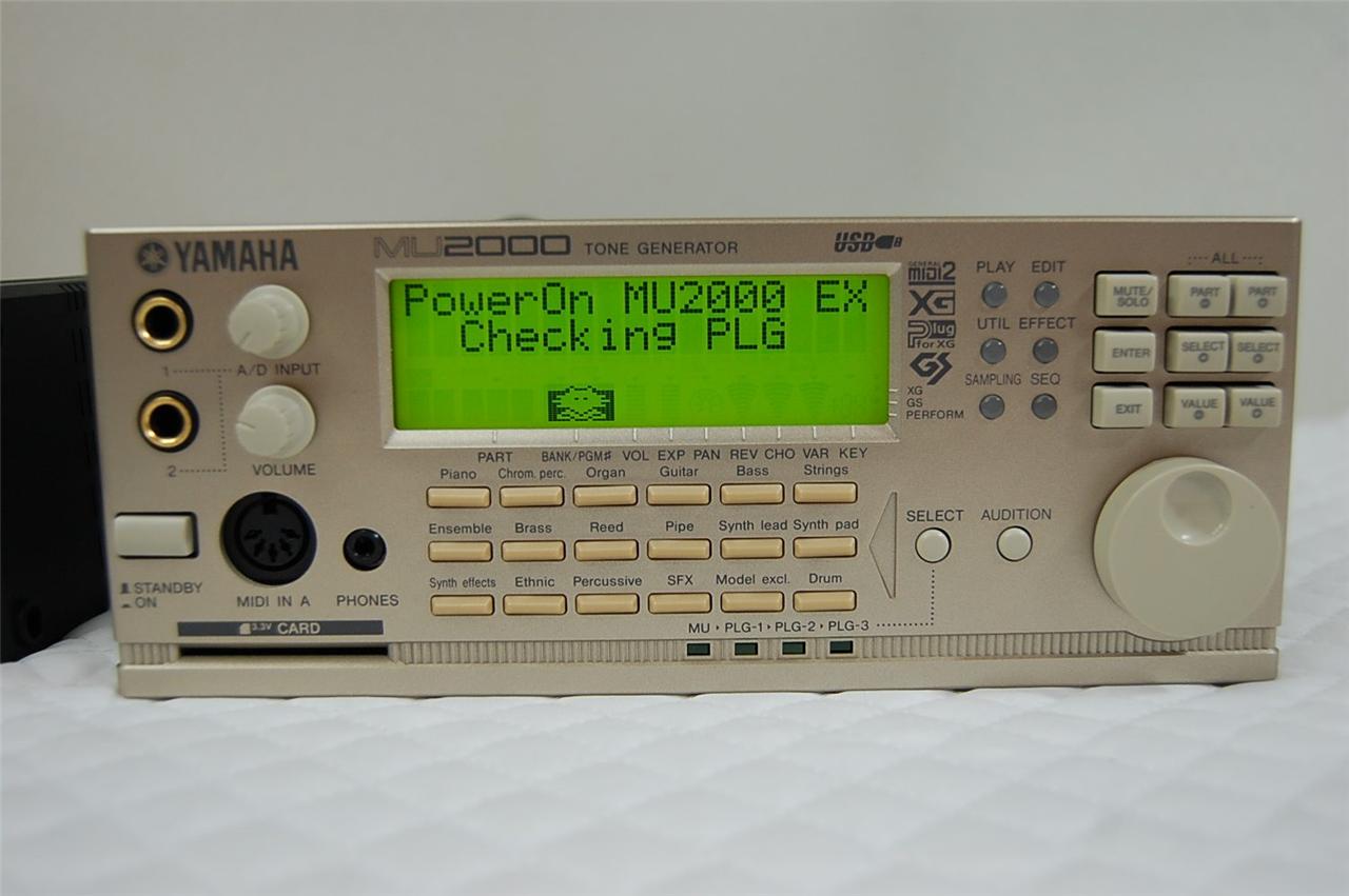YAMAHA MU2000 Extended Edition TONE GENERATOR MIDI SOUND MODULE