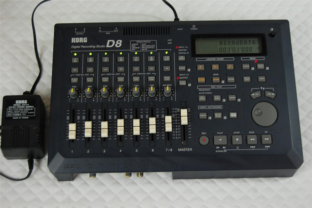 D8 MULTITRACK HD 8 TRACK RECORDER Digital Recording Studio