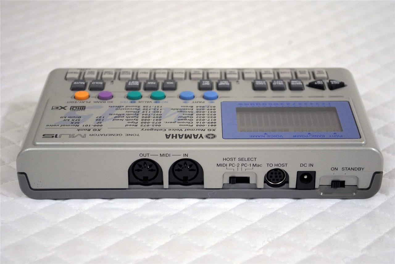 YAMAHA MU15 XG Tone Generator / Portable MIDI Sound Module Synthesizer