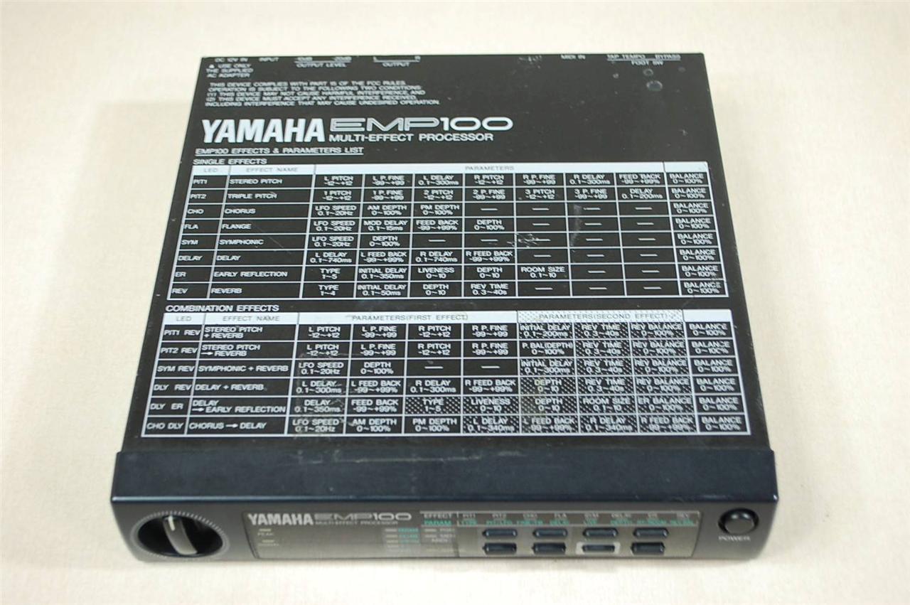 Yamaha EMP100 multieffect processor made in japan delay reverb vintage