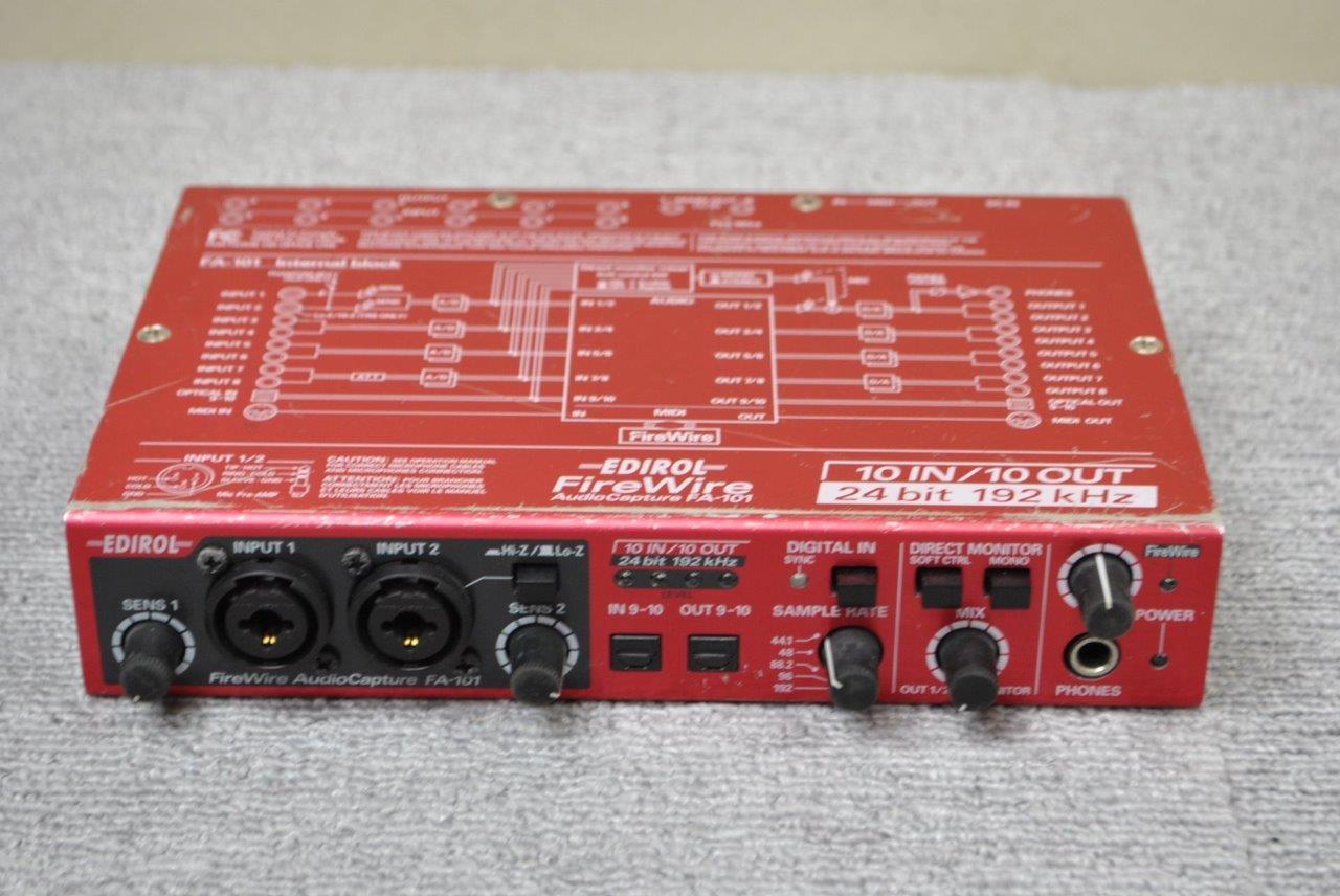 EDIROL FA101 FIREWIRE Audio / MIDI Recording interface 10IN/10OUT By Roland