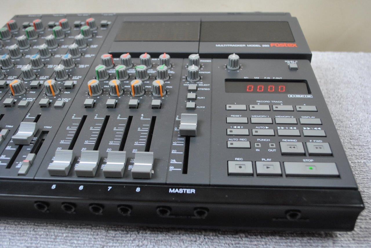 Fostex Multitracker Model 280 Multitrack Cassette Tape Recorder 4track