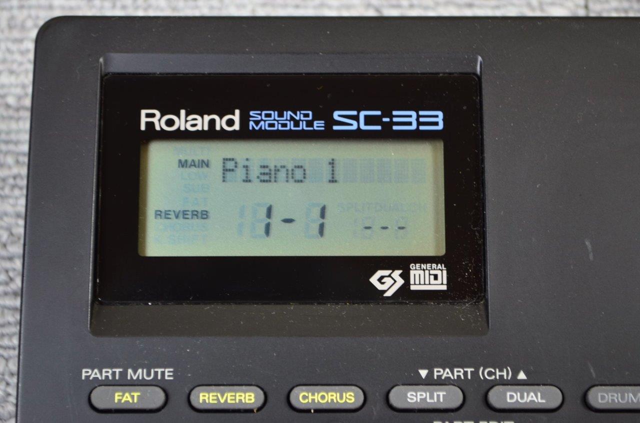 Roland Sound Canvas SC33 MIDI Sound Module made in japan SC33 eBay