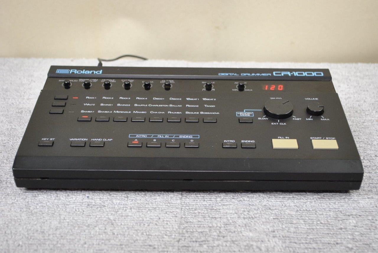 ROLAND CR1000 DIGITAL DRUMMER made in japan VINTAGE DRUM MACHINE eBay