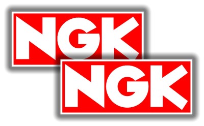 有关以下物品的详细资料: x2 stickers / decals ngk (small) 100mm