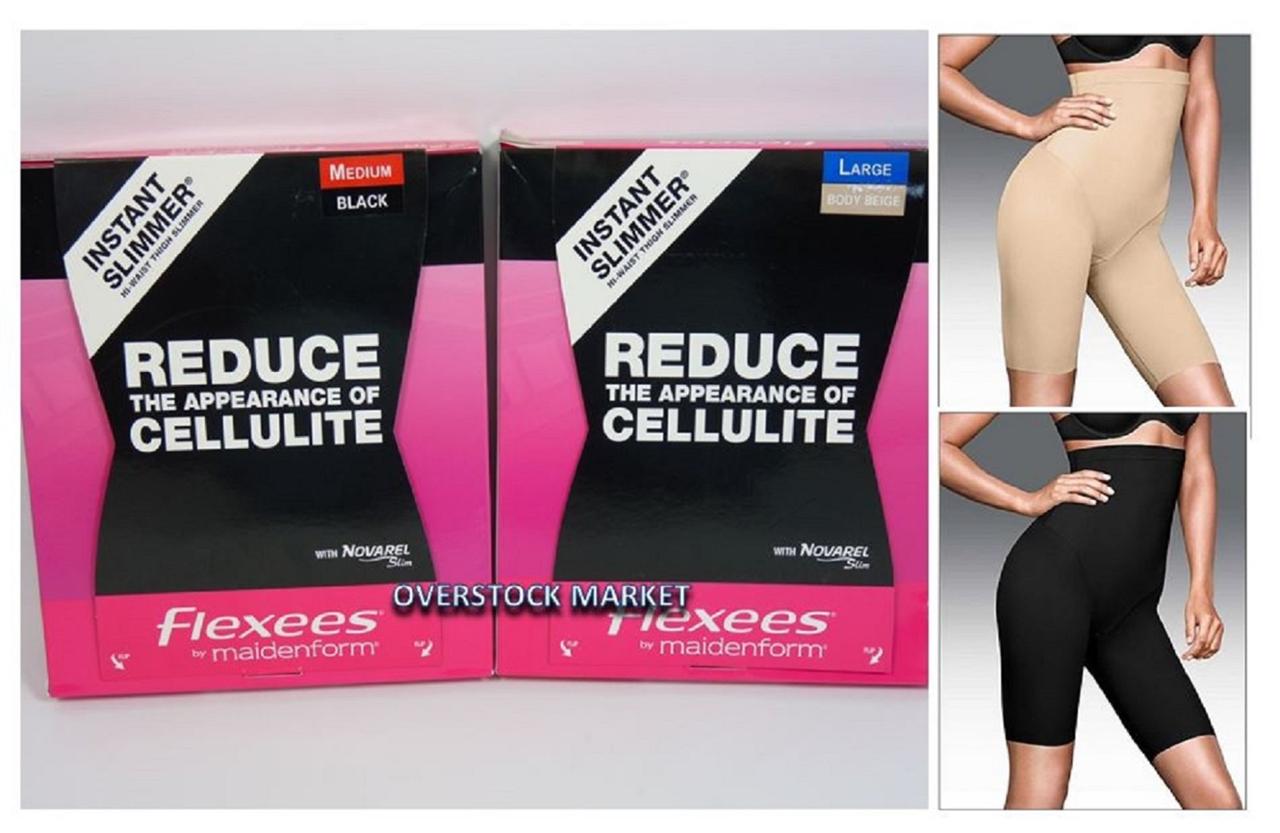NEW FLEXEES INSTANT SLIMMER COLLECTION HIWAIST THIGH SLIMMER W