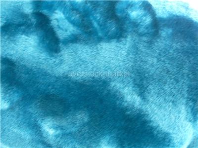 New Nemcor Life Comfort Silky Soft Plush Throw Blanket Blue 60 X