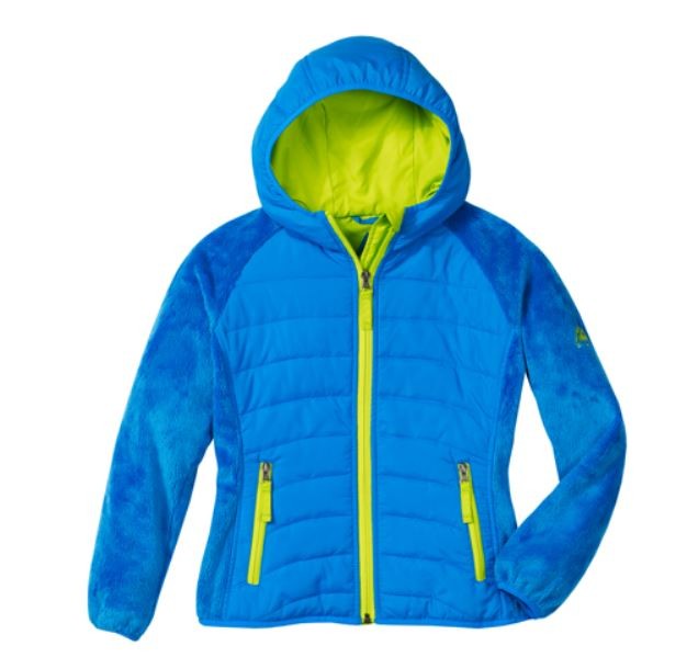 NEW GIRLS SNOZU QUILTED TAFFETA & FLEECE JACKET COAT VARIETY COLORS