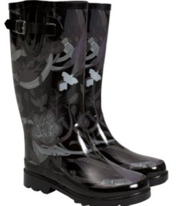 fleece lined rain boots