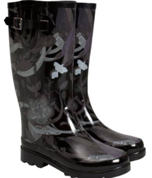 women fleece lined rain boots