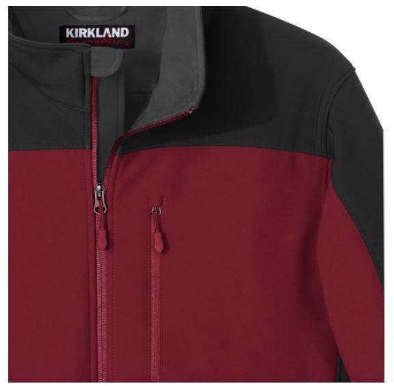 NEW Men Kirkland Signature 4 Way Stretch Weatherproof Soft Shell Jacket