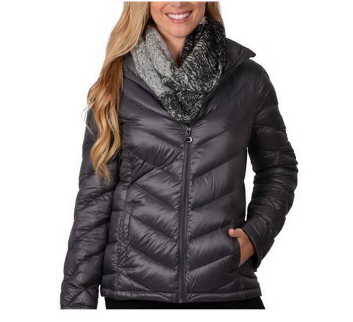 NEW WOMEN'S CALVIN KLEIN PREMIUM DOWN PACKABLE LIGHTWEIGHT JACKET