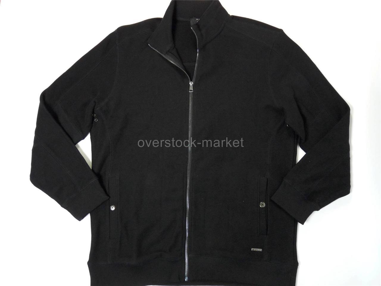 CalvinKleinMensLifestyleFullZipMOCKNECKCardiganSweaterJacket