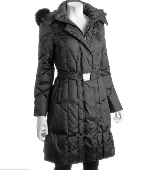 marc new york belted puffer coat