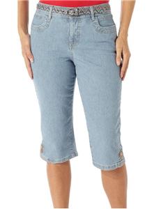 NEW! WOMEN S GLORIA VANDERBILT PIPPA SKIMMER CAPRI PANT! CROPPED PANT