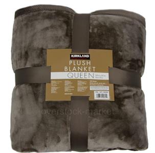plush blanket kirkland soft velvety signature variety sizes colors king
