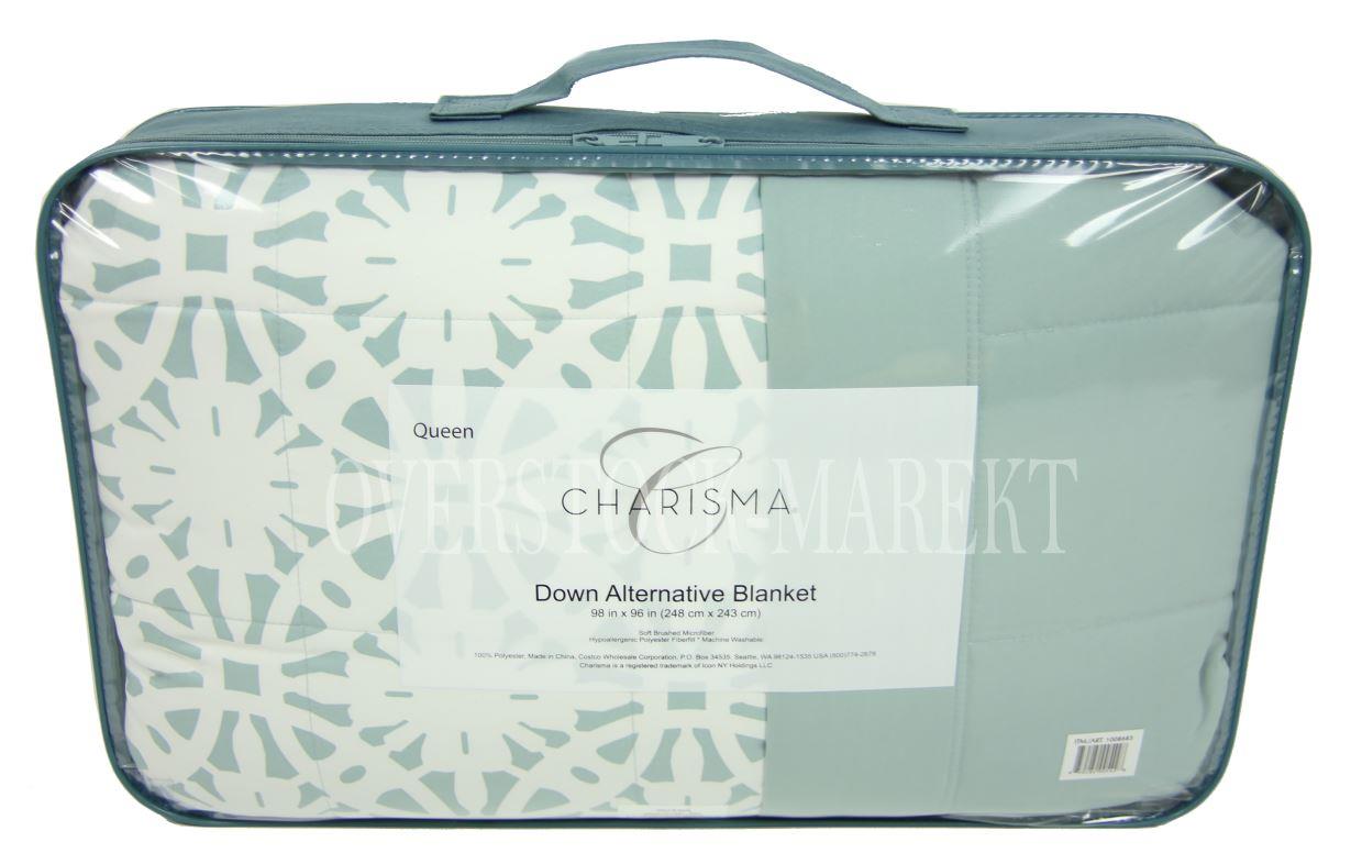 New Charisma Down Alternative Brushed Microfiber Reversible Blanket