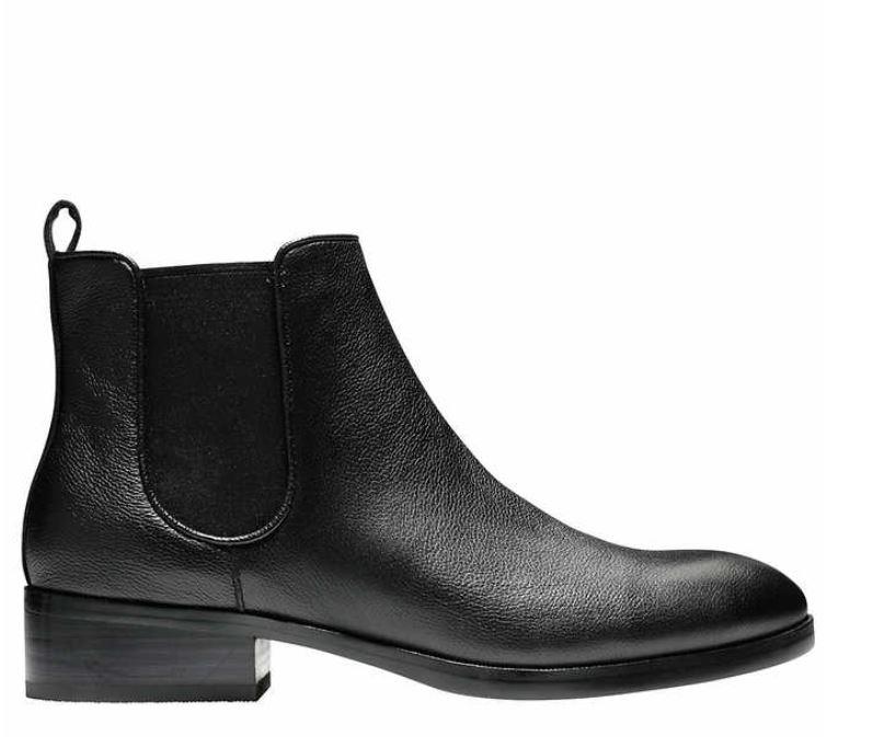 pull on leather booties