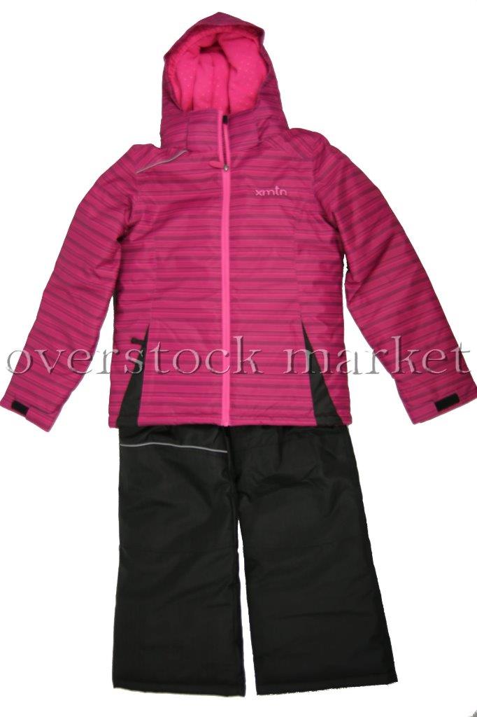 NEW XMTN GIRLS WINTER COAT & BIB PANT SET SKI/BOARDER SNOW SETS