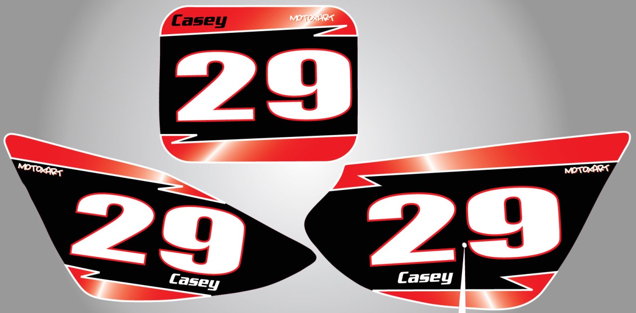 Honda crf50 number plates #7
