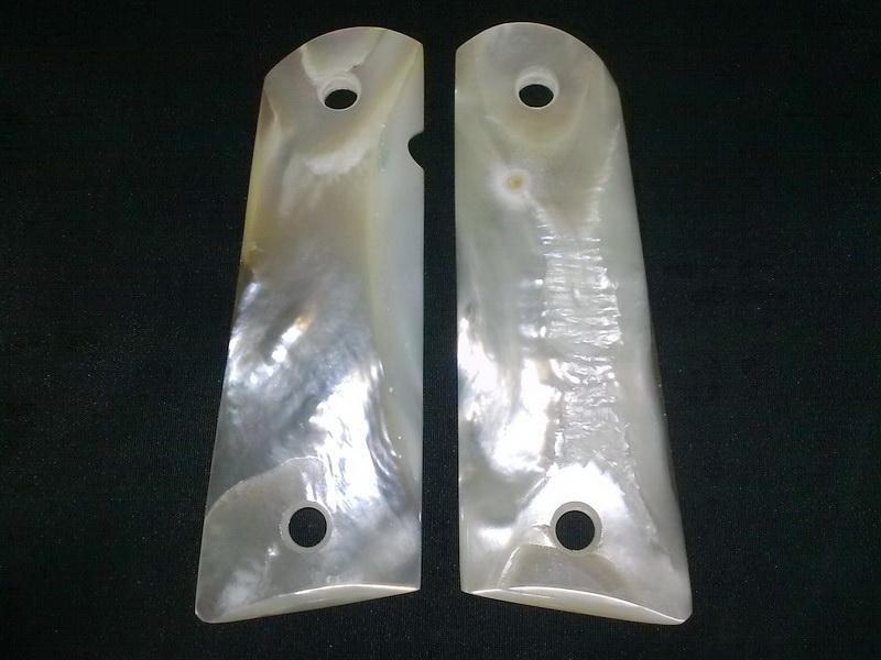 Genuine Mother Of Pearl Grips Fit Colt 1911 And Clones9 Ebay 7203