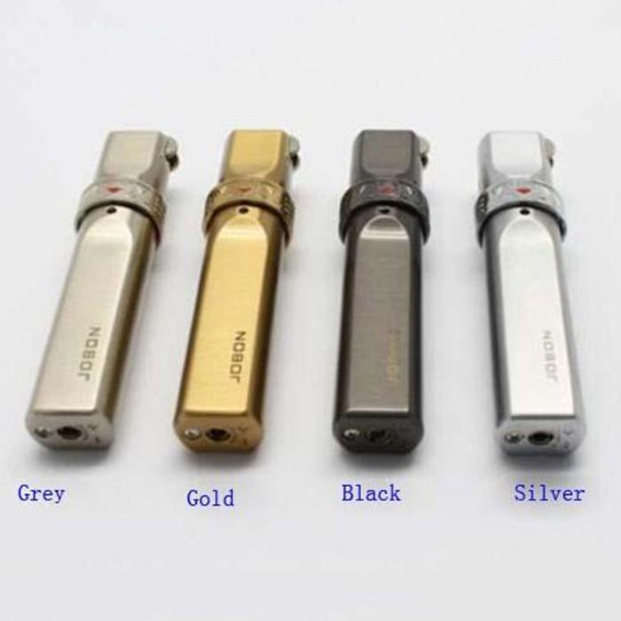Jobon Flint Wheel Metal Jet Torch Flame Butane Cigarette Pipe Lighter