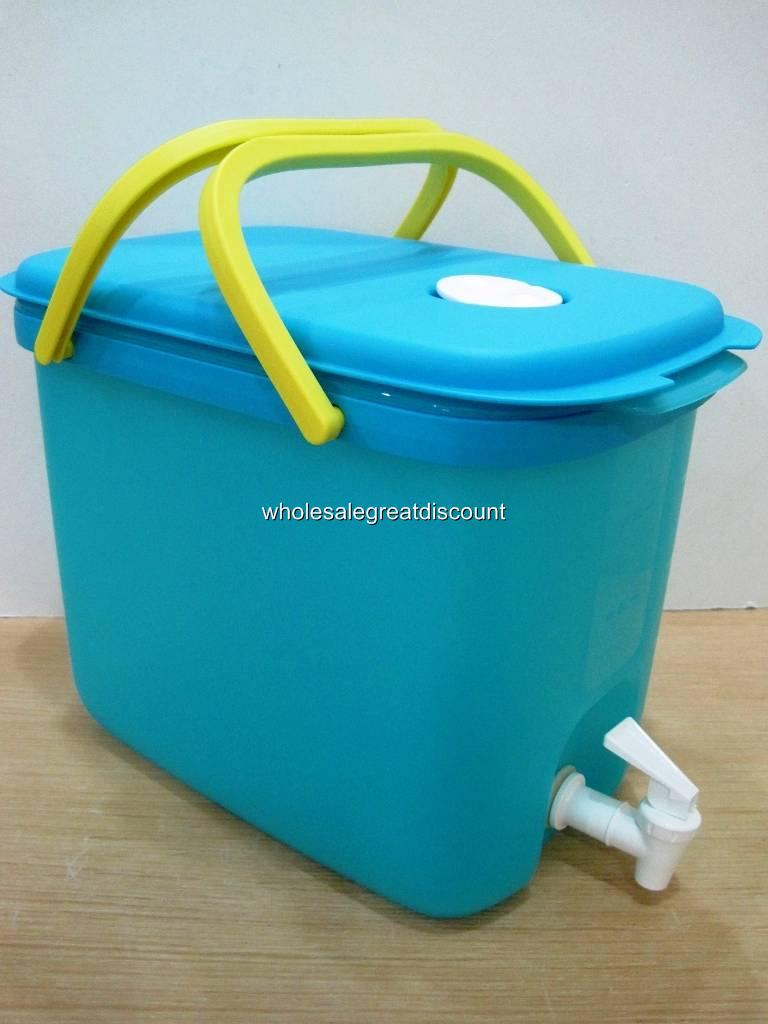 NEW Genuine Tupperware Blue Fiesta Drink Dispenser 10L Water Wonder ALL
