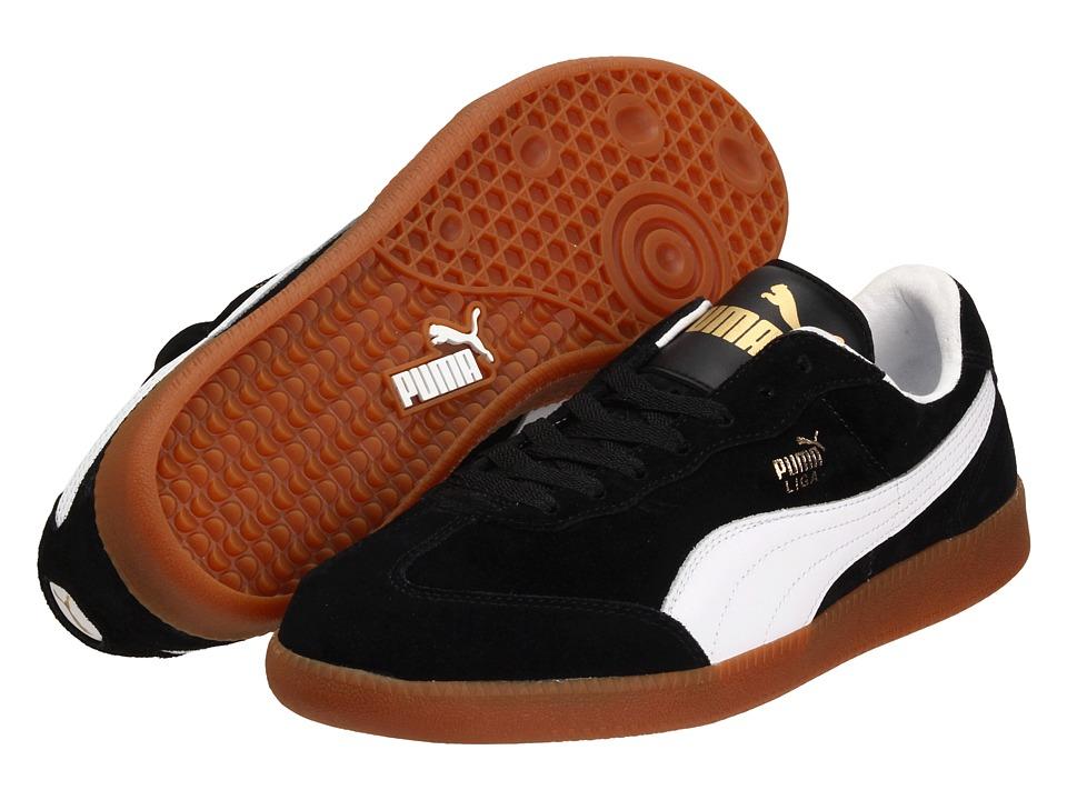 puma liga suede black