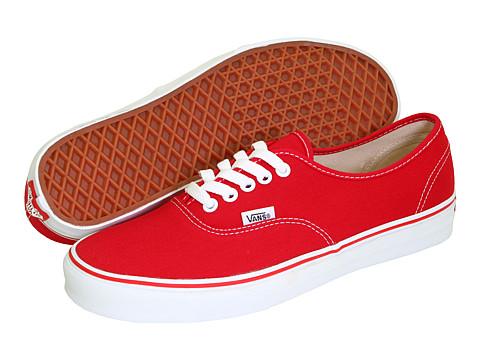 Vans-Authentic-Red-Canvas-Men