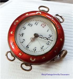 argent dore pocket watch