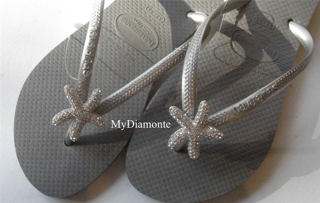 havaianas with swarovski crystals