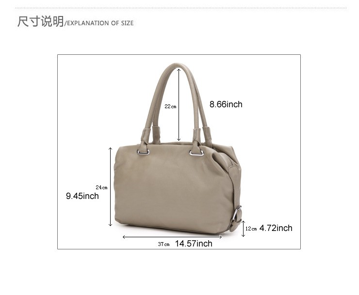 Women's Designer Genuine Real Leather Handbag Tote Satchel Purse BAG