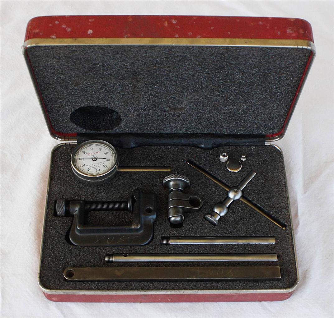 Starrett No. 196 Back Plunger Dial Indicator Kit eBay