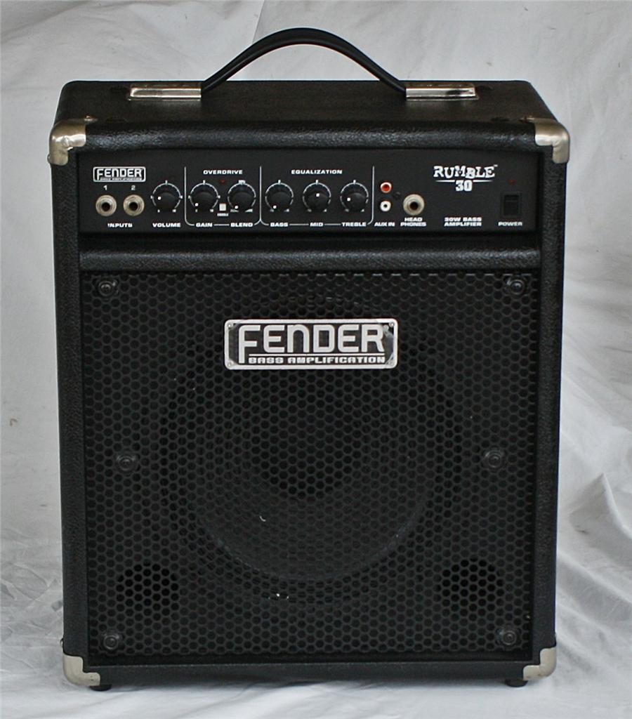 Fender Rumble 30 30W 1x10 Bass Guitar Combo Amp Amplifier eBay