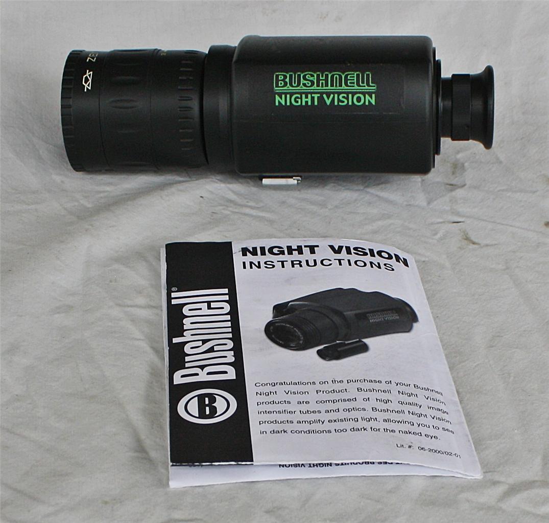 Bushnell NIGHT VISION Zenit IR2 Monocular 1,6/85 Scope For Parts or Repair eBay