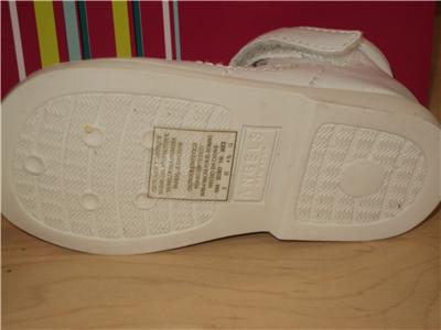 Baby Girl White Shoes on Baby Girl White Leather Shoes Wedding Shoes Kl  Size 8   Ebay
