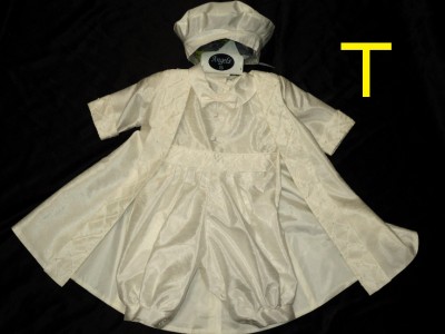 Baby Baptism Suits on Baby Boy Ivory Baptism Christening Outfit Suit Lp  Sz 3m 6m 12m 18m