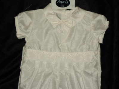 Baby Boys Christening Outfits on Baby Boy Ivory Baptism Christening Outfit Suit Lp  Sz 3m 6m 12m 18m