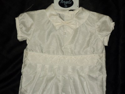 Baby Boys Christening Outfits on Baby Boy Ivory Baptism Christening Outfit Suit Lp Sz 3m 6m 12m 18m
