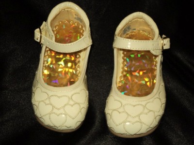 Flower Girls Shoes Ivory on Baby Girl Beige Ivory Leather Shoes Flower Wedding Shoes 34  Sizes 4 5