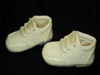 Toddler Boys Wedding Attire on Baby Boy Ivory Beige Leather Dress Shoes Wedding Size 2 3 4 5 6   Ebay