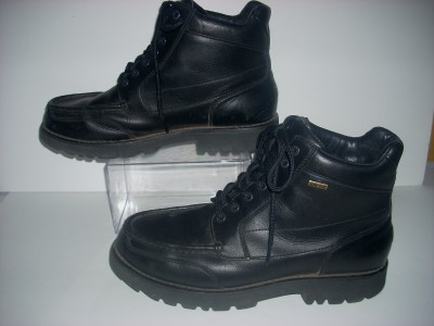 Rockport Black Shoes on Mens Rockport Black Lace Gore Tex Boots Size 11 M   Ebay