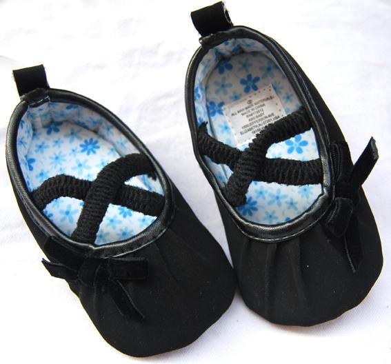 Details about black mary Jane toddler baby girl shoes size 2 3