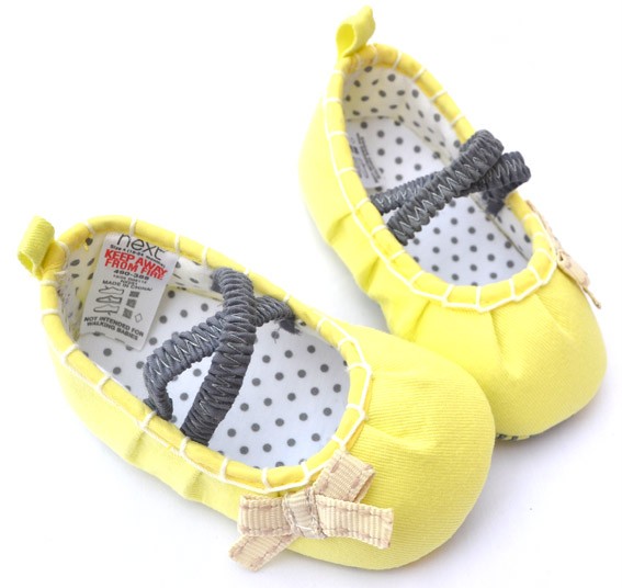 Yellow Mary Jane Infant Toddler Baby Girl Shoes 2 3 4 | eBay