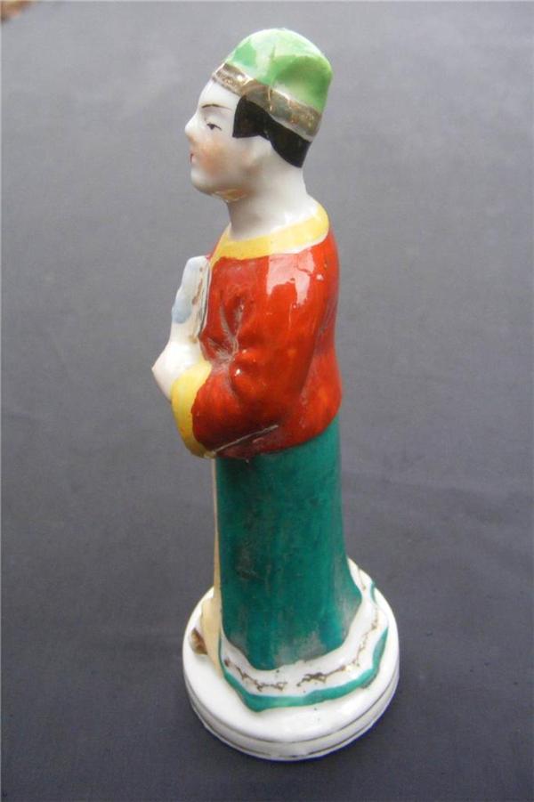 porcelain samurai statue
