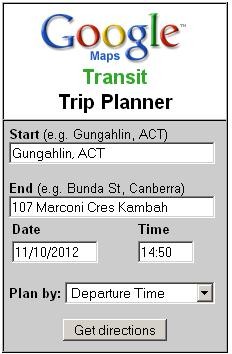 Google Trip Planner