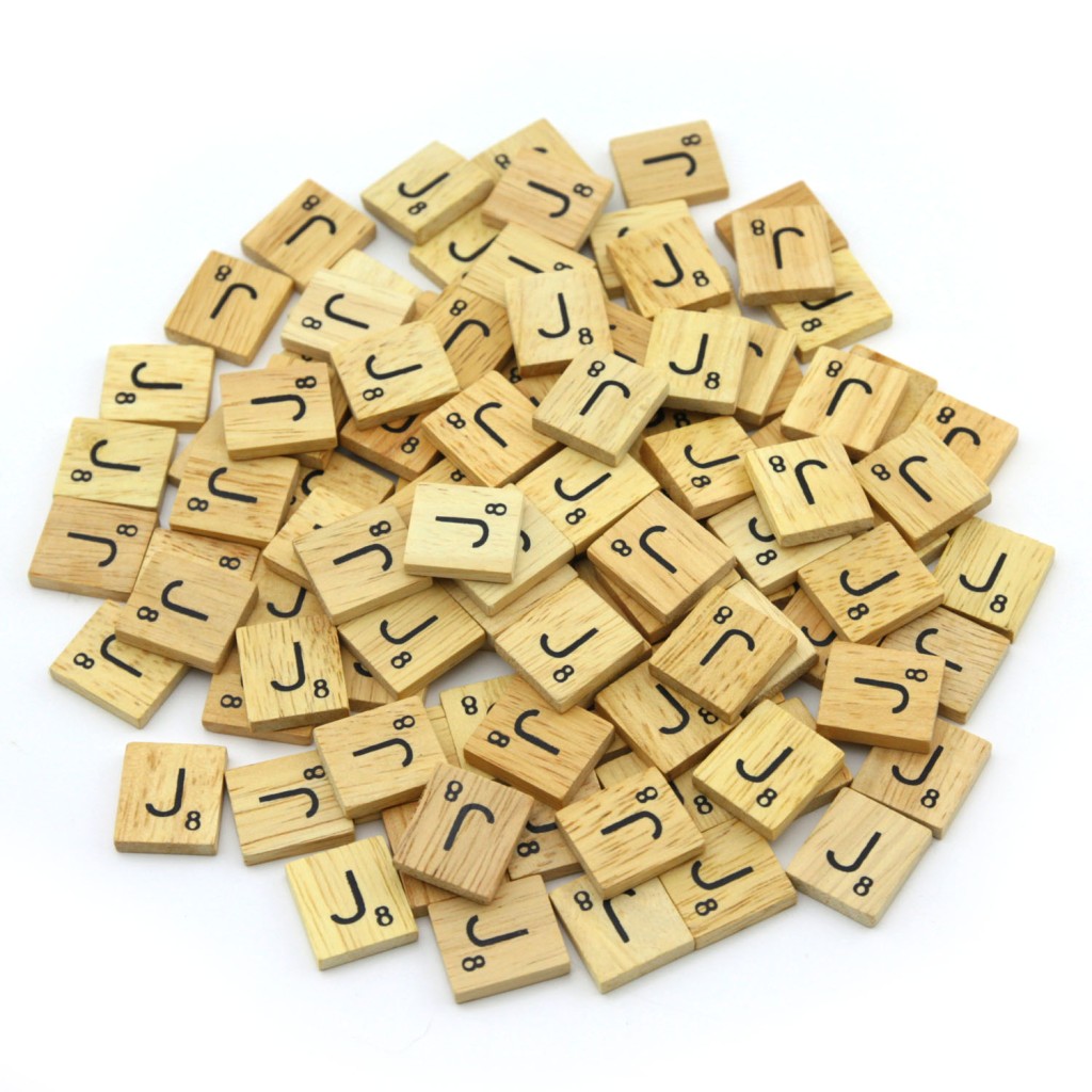 WOODEN SCRABBLE TILES CUSTOM LETTERS SET FOR JEWELRY SCRAPBOOKING HANDCRAFTS - Bild 11 von 29