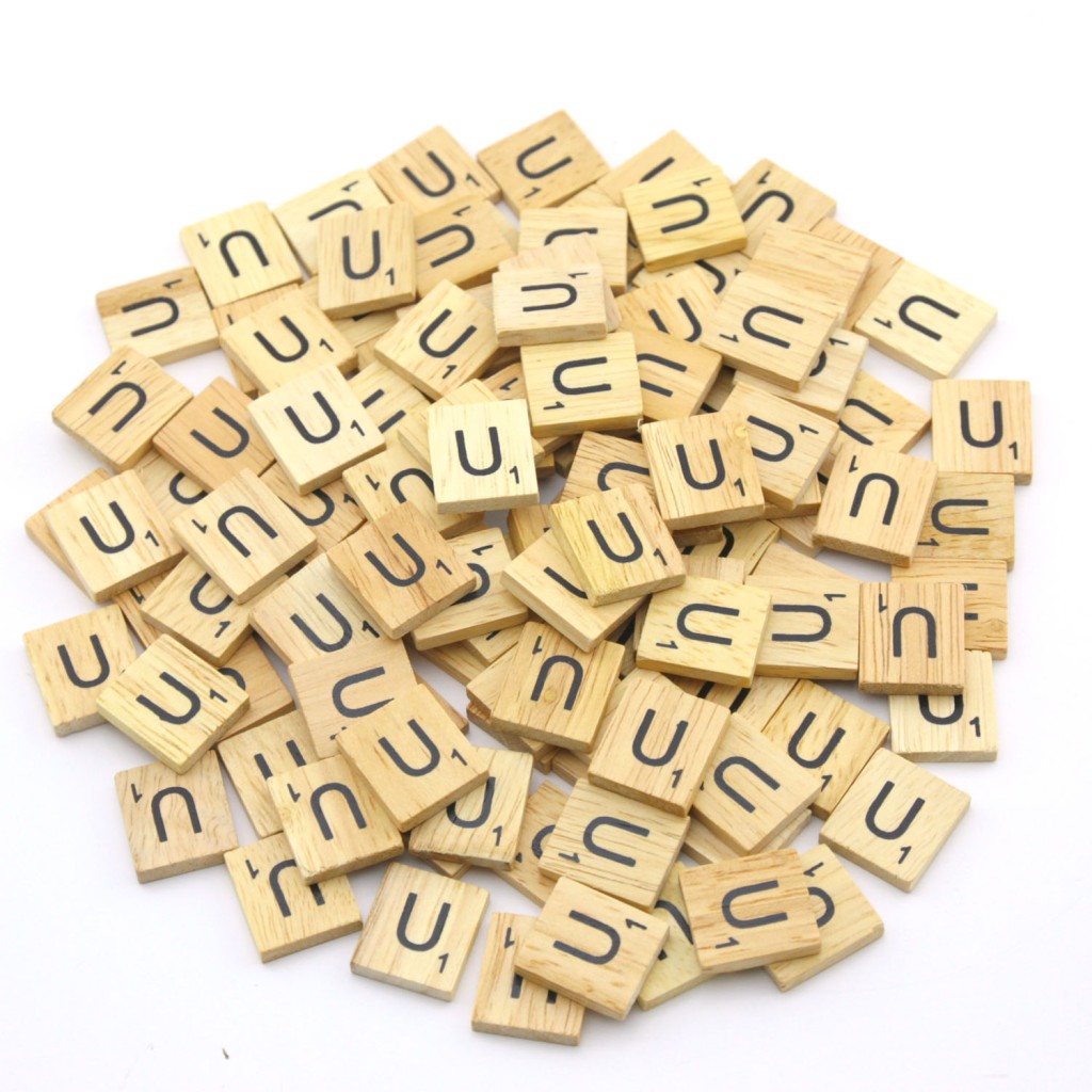 WOODEN SCRABBLE TILES CUSTOM LETTERS SET FOR JEWELRY SCRAPBOOKING HANDCRAFTS - Bild 22 von 29