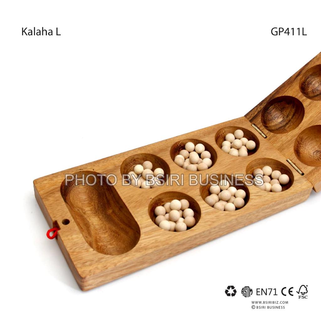 New Wooden Kalaha mancala Strategy folding board games high quality
