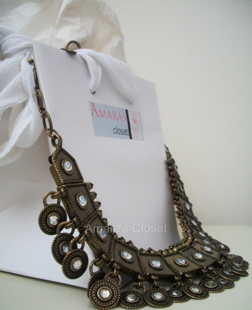 AMRITA SINGH GRECIAN/ GREEK GODDESS NECKLACE